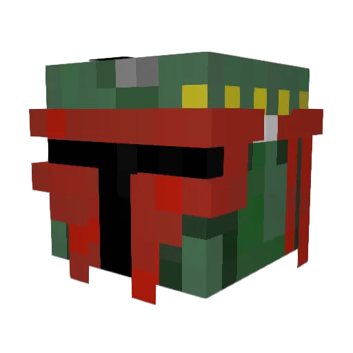 HitMyGf Minecraft avatar head, 3D render
