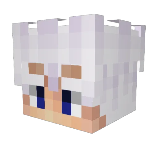 HitThatBss Minecraft avatar head, 3D render