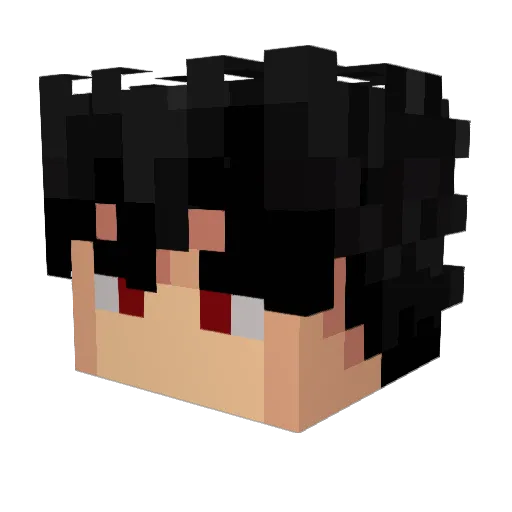 Hit_Mob Minecraft avatar head, 3D render