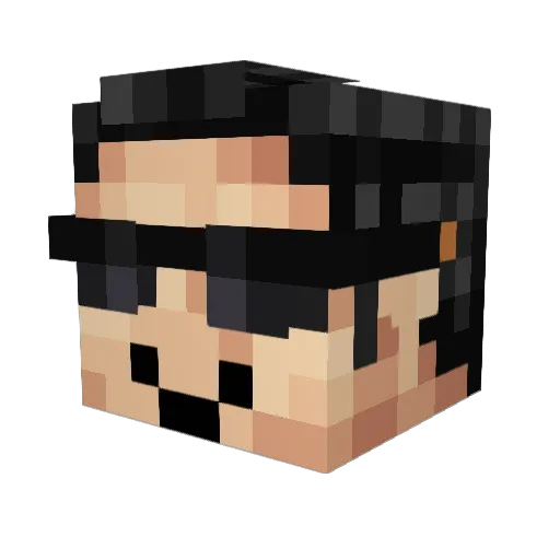 Hit_N_Run_94 Minecraft avatar head, 3D render