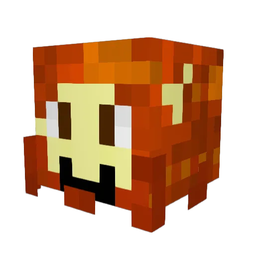 Hitman4995 Minecraft avatar head, 3D render
