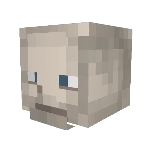 Hitman_Bob Minecraft avatar head, 3D render