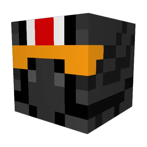 HitodamaKyrie Minecraft avatar head, 3D render