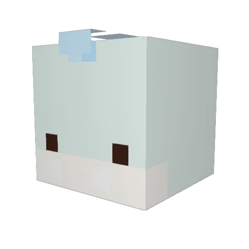 Hitokiwi Minecraft avatar head, 3D render