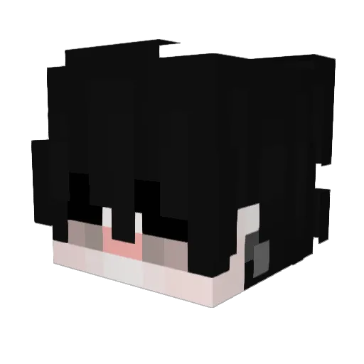 Hits_Bong Minecraft avatar head, 3D render