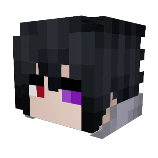 Hittman_04 Minecraft avatar head, 3D render