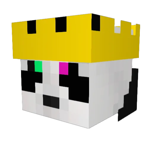 HivanDerp Minecraft avatar head, 3D render