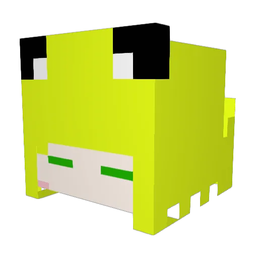 HiveBedrock Minecraft avatar head, 3D render