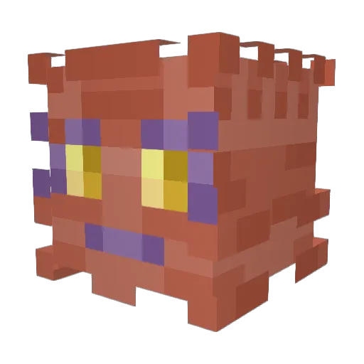 Hivemind224 Minecraft avatar head, 3D render