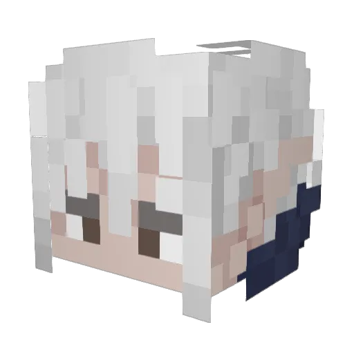 Hivemind Minecraft avatar head, 3D render