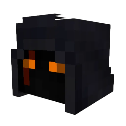 Hiwada Minecraft avatar head, 3D render
