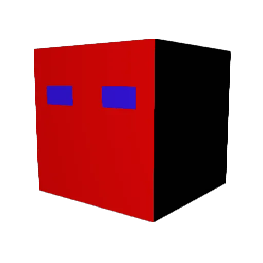 Hjs1134 Minecraft avatar head, 3D render
