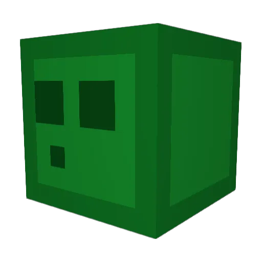Hkbvam Minecraft avatar head, 3D render