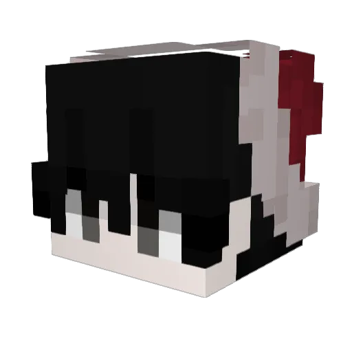 Hkkjyknf Minecraft avatar head, 3D render