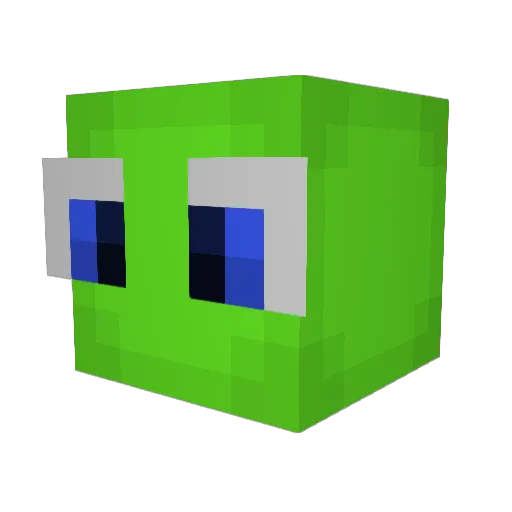 HlACKER Minecraft avatar head, 3D render