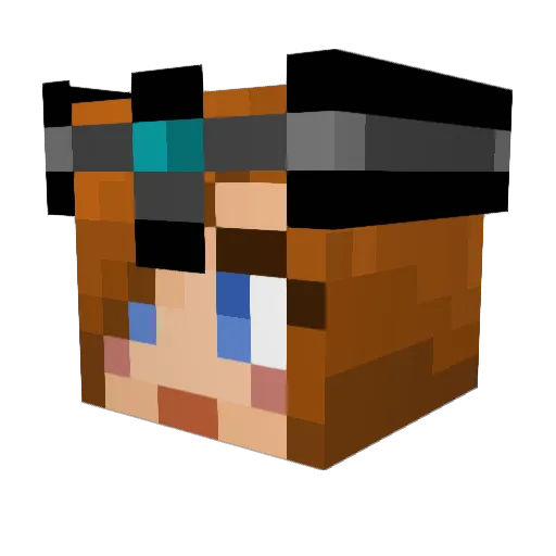 Hladgunnr Minecraft avatar head, 3D render
