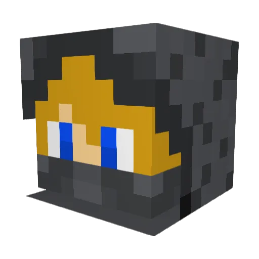 Hladir Minecraft avatar head, 3D render