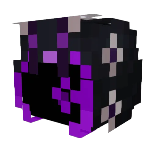 Hlobi Minecraft avatar head, 3D render