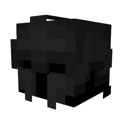 Hlouda07 Minecraft avatar head, 3D render