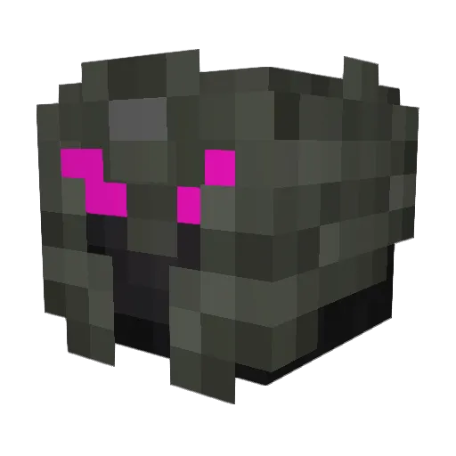 Hluridin Minecraft avatar head, 3D render