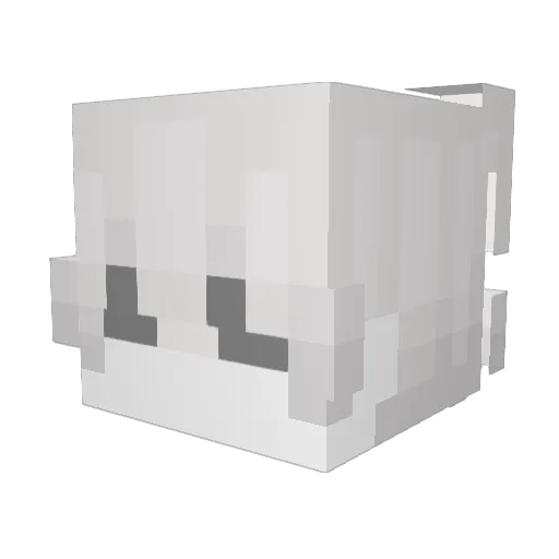 HlySugar Minecraft avatar head, 3D render
