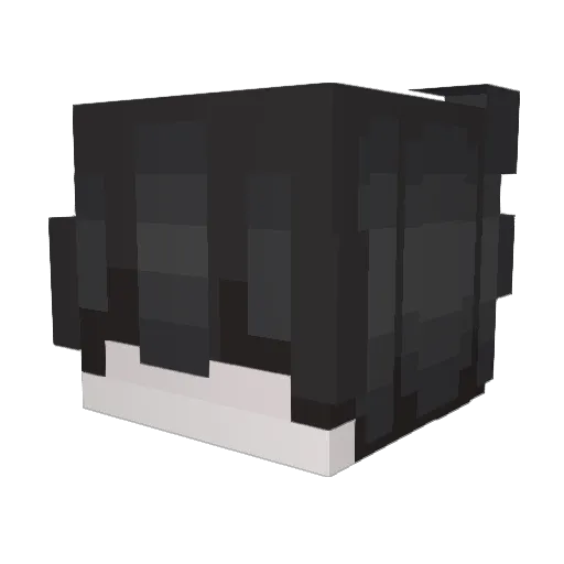 Hmalet Minecraft avatar head, 3D render