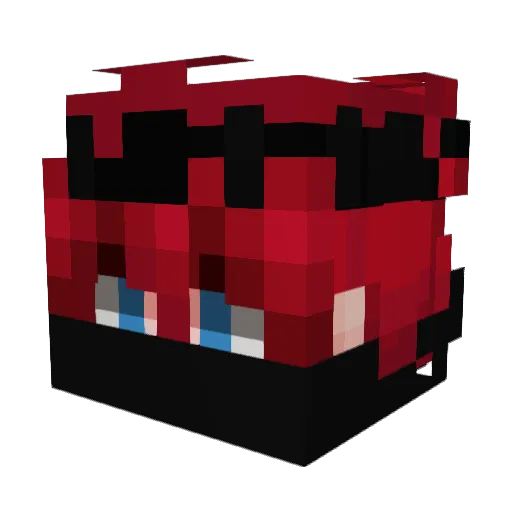 Hman4887 Minecraft avatar head, 3D render