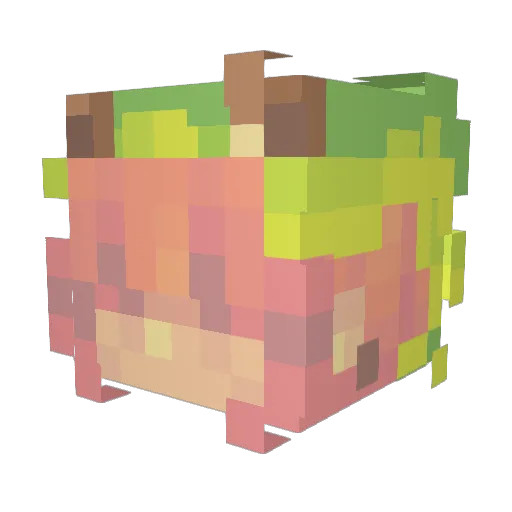 Hmb1113 Minecraft avatar head, 3D render