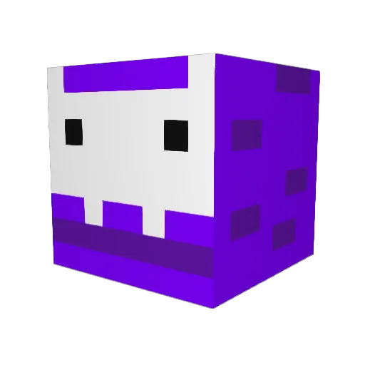HmertGD Minecraft avatar head, 3D render