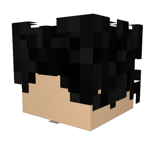 Hmmm43 Minecraft avatar head, 3D render