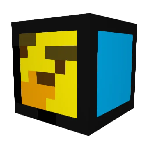 Hmmm8938 Minecraft avatar head, 3D render