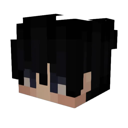 Hnt Minecraft avatar head, 3D render