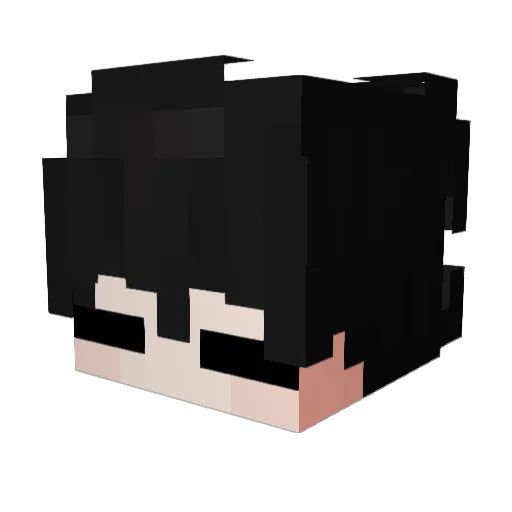 HoBJun Minecraft avatar head, 3D render