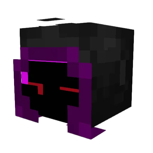 HoLo_MoLo Minecraft avatar head, 3D render