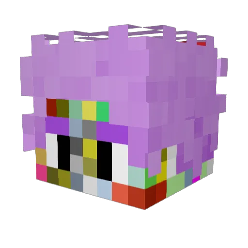 Hoanhaim Minecraft avatar head, 3D render