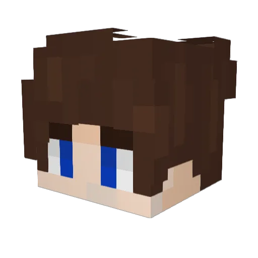HobbitGaming1 Minecraft avatar head, 3D render