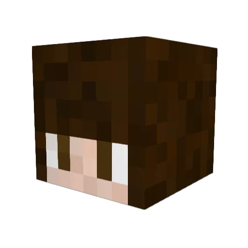 Hobbit_626 Minecraft avatar head, 3D render