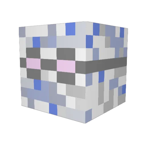 Hobbit_Beddall Minecraft avatar head, 3D render