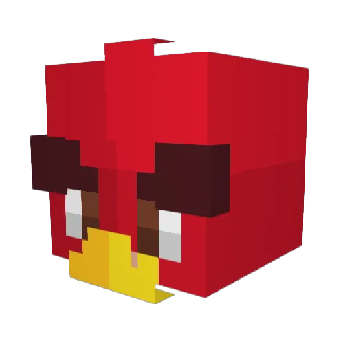 Hobie0445 Minecraft avatar head, 3D render