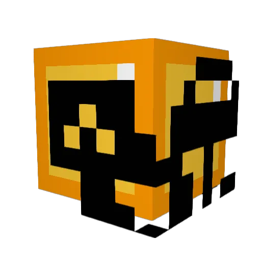 Hobo01 Minecraft avatar head, 3D render