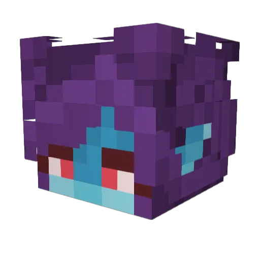 HoboHeart01 Minecraft avatar head, 3D render