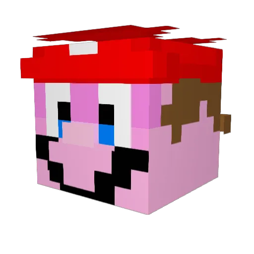Hobopower103 Minecraft avatar head, 3D render