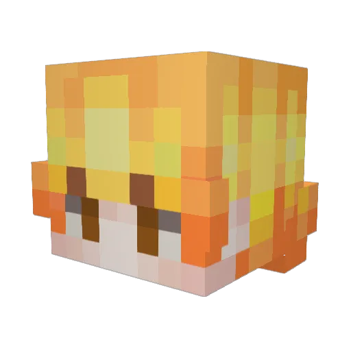 Hobosniper_19 Minecraft avatar head, 3D render