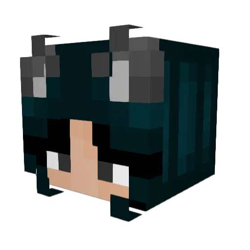 Hoc_Ida Minecraft avatar head, 3D render