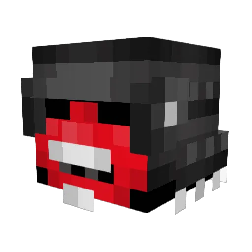 Hocter Minecraft avatar head, 3D render