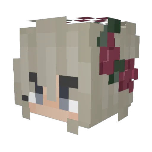 HodBulba Minecraft avatar head, 3D render