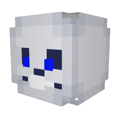 Hodatis Minecraft avatar head, 3D render