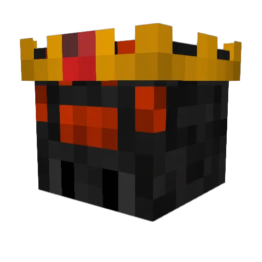 HodeiX Minecraft avatar head, 3D render