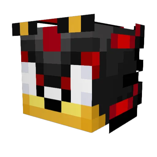 Hodolfo Minecraft avatar head, 3D render