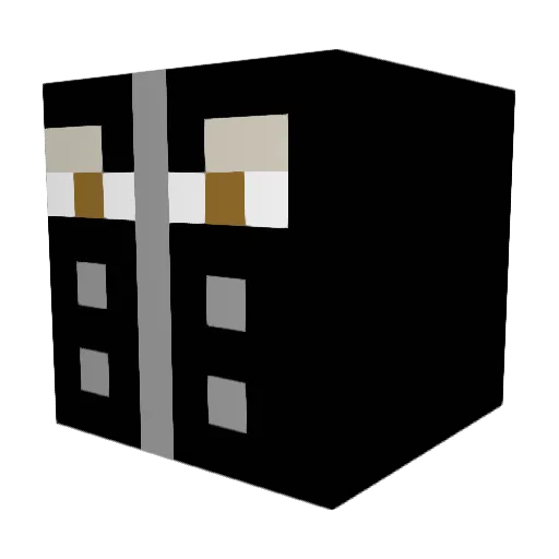 HoeScarer Minecraft avatar head, 3D render